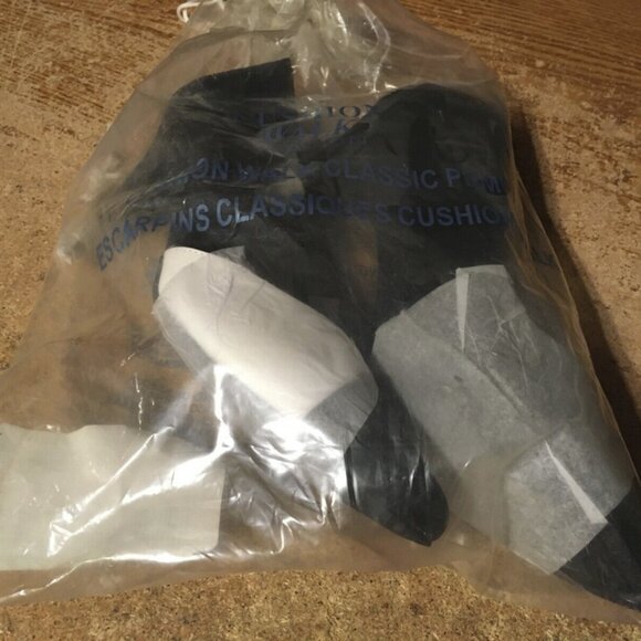 AVON CUSHION WALK HEELS CLASSIC PUMP BLACK SIZE 10 NEW - Picture 7 of 7